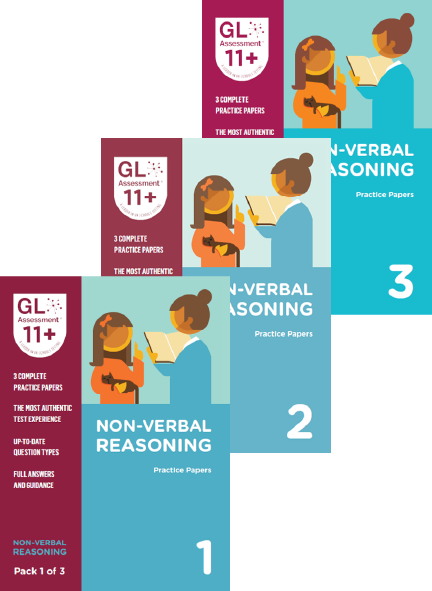 Bundle of All Non-Verbal 11+ Practice Packs (3 Packs)